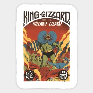 the king gizzard and the lizard wizard classic Sticker